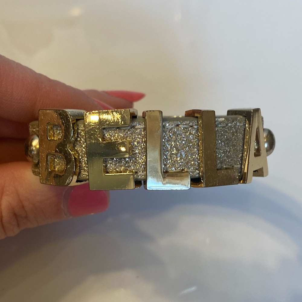 BCBG Bella Leather Snap Bracelet